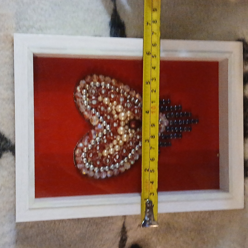 Cute Handmade HEART Picture In Frame - Picture 7 of 10